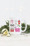 Glam Christmas Mug - Pink