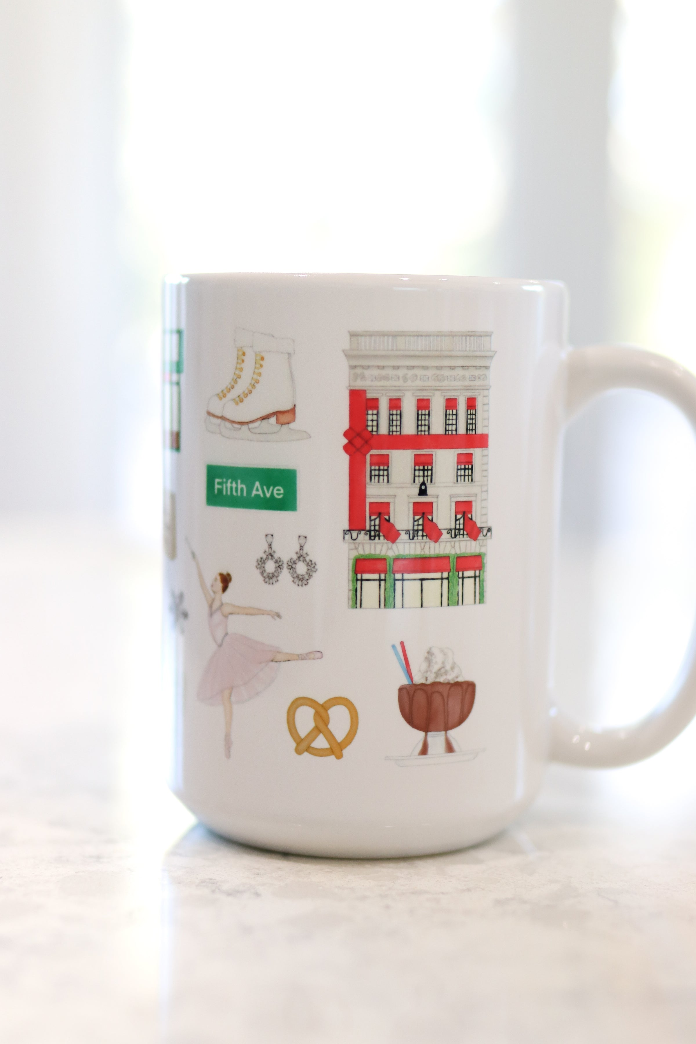 Don't Make Me Use My New York Voice Mug - 11 Oz Ceramic Coffee Mug, New Yorker Gift, Christmas Present