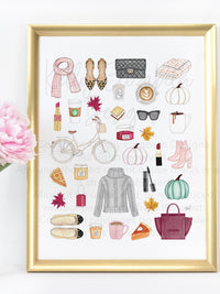 All The Fall Things Art Print