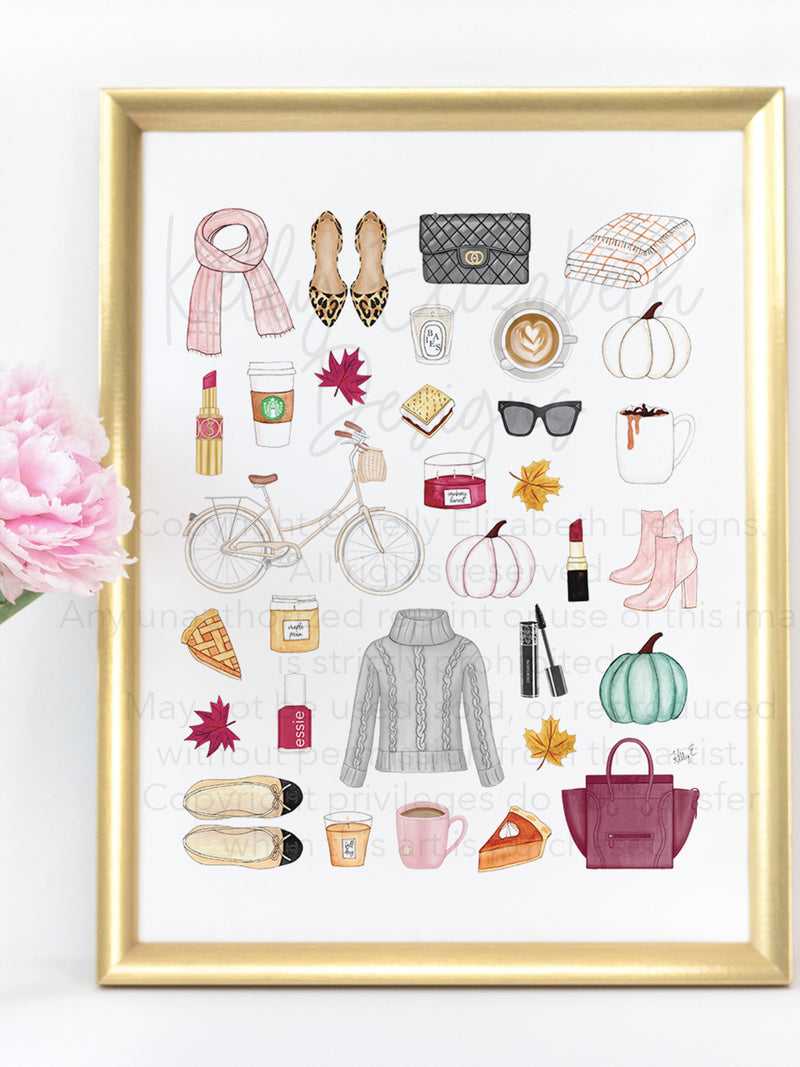 All The Fall Things Art Print