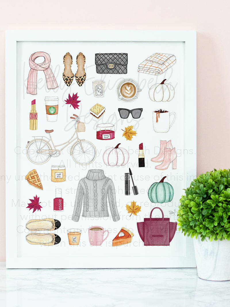 All The Fall Things Art Print
