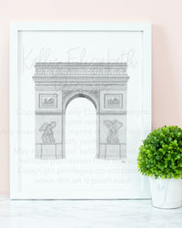 Arc De Triomphe Art Print