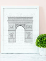 Arc De Triomphe Art Print