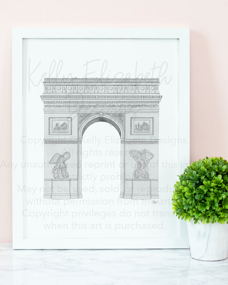 Arc De Triomphe Art Print