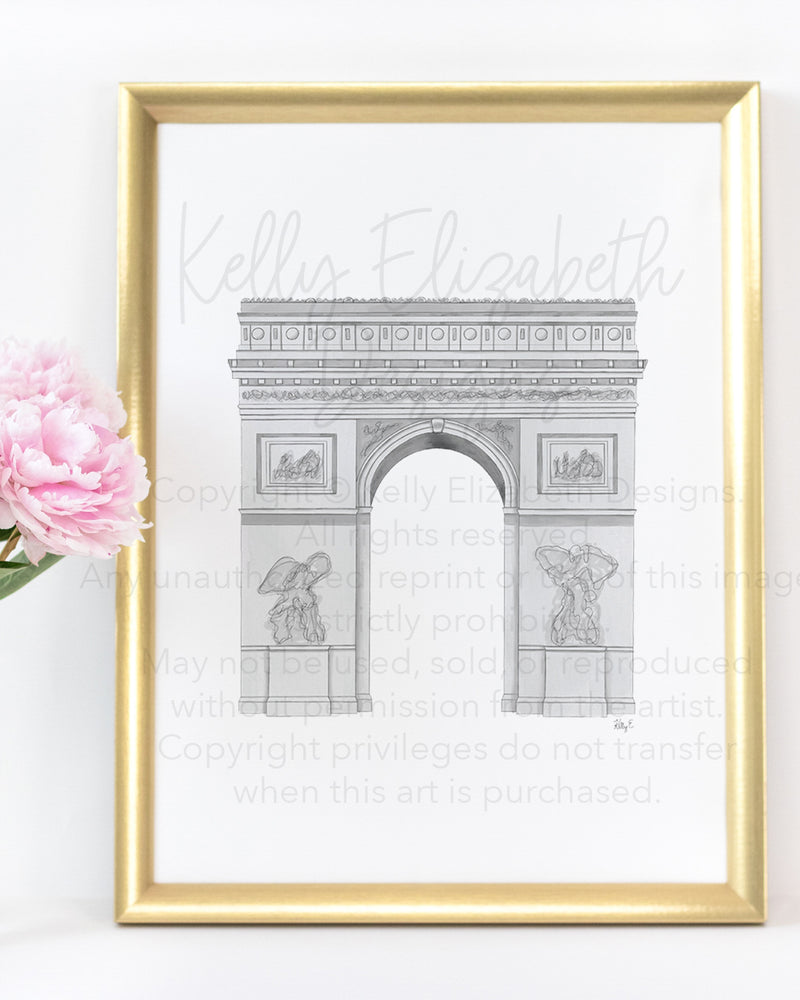 Arc De Triomphe Art Print