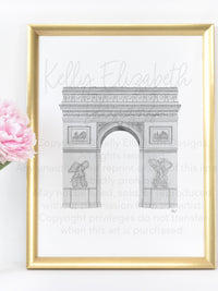 Arc De Triomphe Art Print