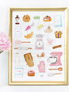Baking Art Print