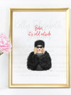 This is the ultimate holiday print for anyone who loves Moira Rose! Schitt's Creek print