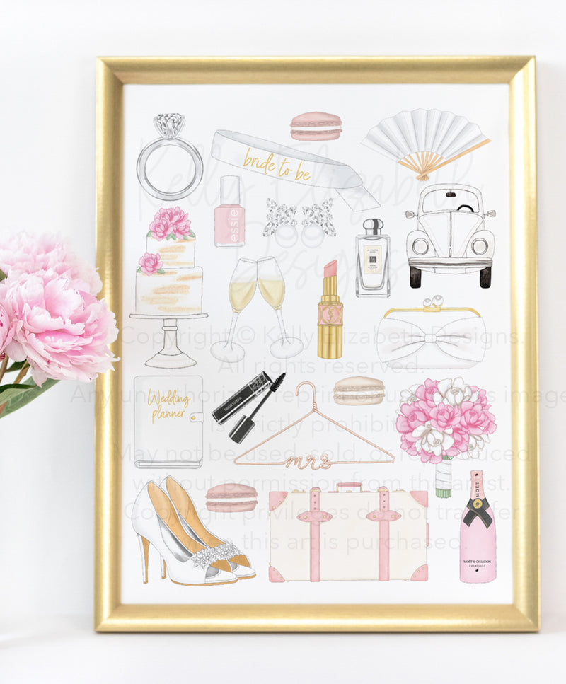 Bride To Be Art Print