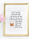 Can't Stop Drinking the Coffee Art Print