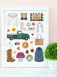 Cozy Fall Art Print