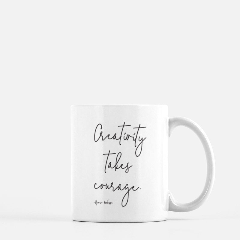 creativity takes courage mug kelly elizabeth designs