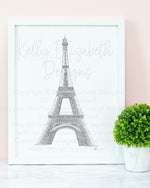 Eiffel Tower Art Print