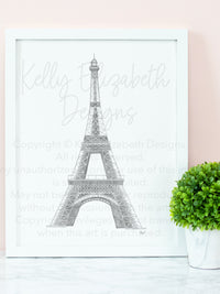 Eiffel Tower Art Print