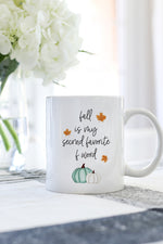 Fall Is My Second Favorite F Word Mug
