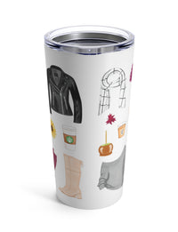 Glam Fall Tumbler