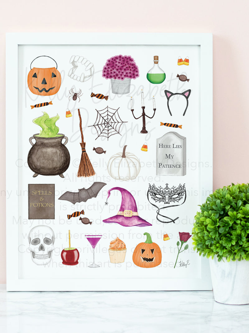 Halloween Art Print