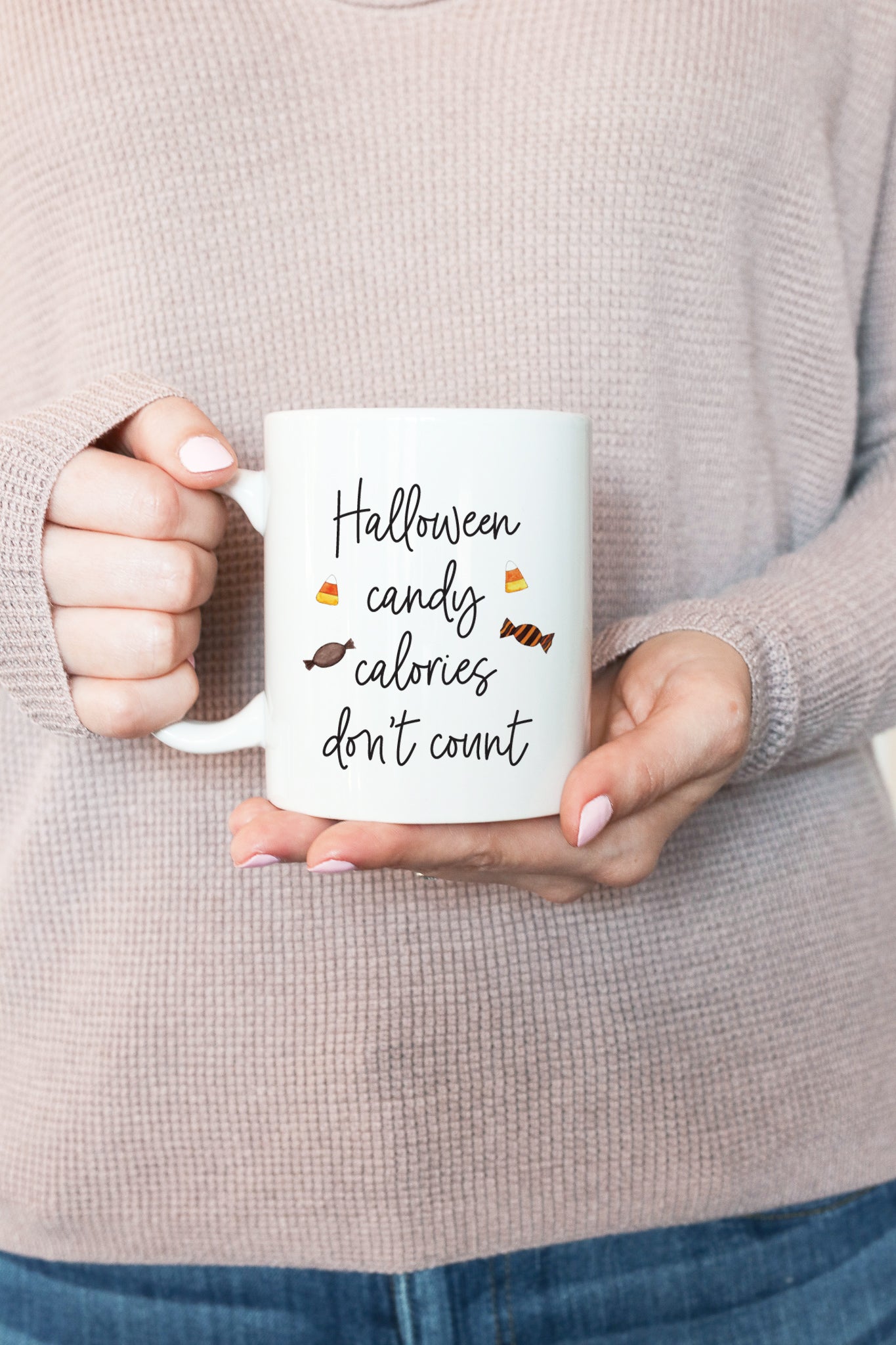 Halloween Candy Calories Don't Count Mug