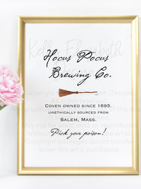 Hocus Pocus Brewing Company Art Print