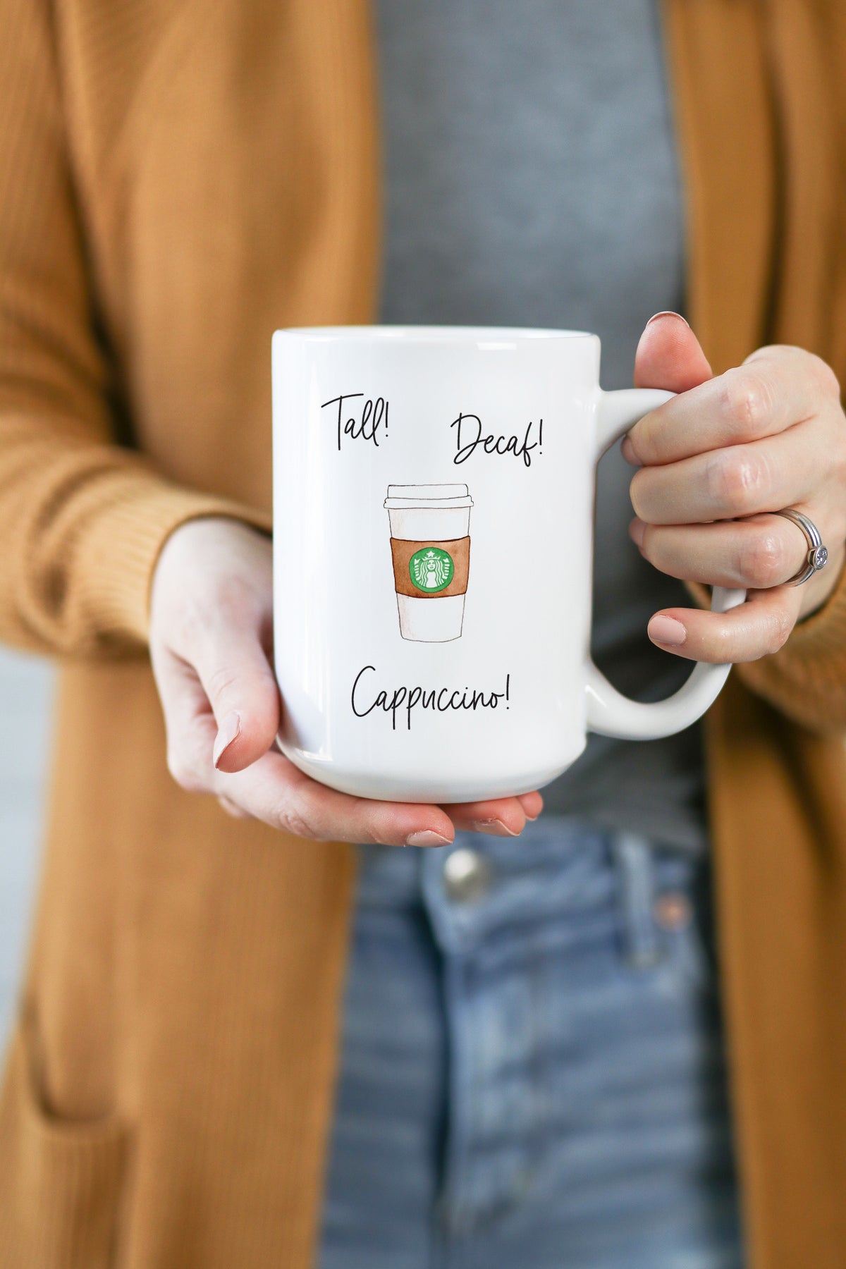 "Tall! Decaf! Cappuccino!" - Joe Fox You've Got Mail mug