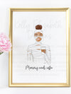 Mummy Needs Coffee Art Print