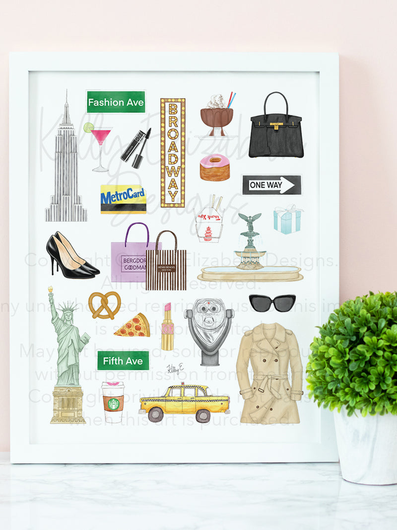 New York City NYC Art Print