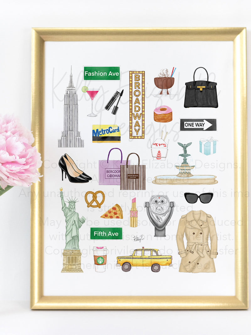 New York City NYC Art Print