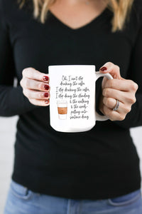Oh, I can't stop drinking the coffee. I stop drinking the coffee, I stop doing the standing and the walking and the words-putting-into-sentence doing. - Lorelai Gilmore  This is the perfect mug for anyone who loves all things Gilmore Girls! 