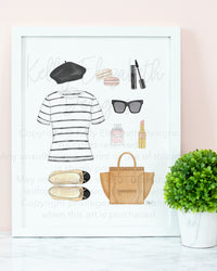 Parisian Style Art Print