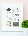 Parisian Style Classic Art Print