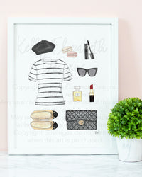 Parisian Style Classic Art Print