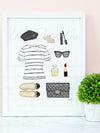 Parisian Style Classic Art Print