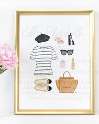 Parisian Style Art Print