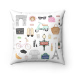 Paris Throw Pillow