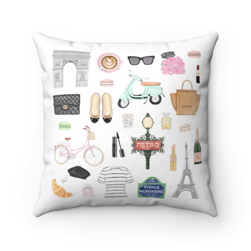 Paris Throw Pillow