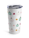 Pastel Pumpkins and Leaves Tumbler