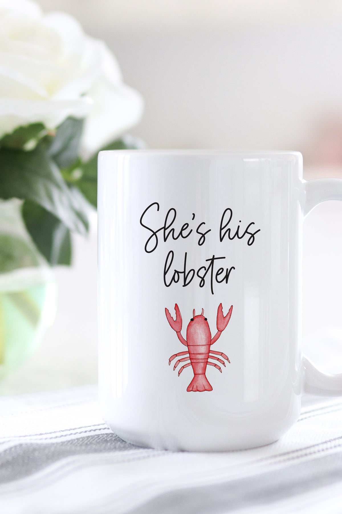 She's his lobster. This is the perfect mug for anyone who loves all things Friends! 
