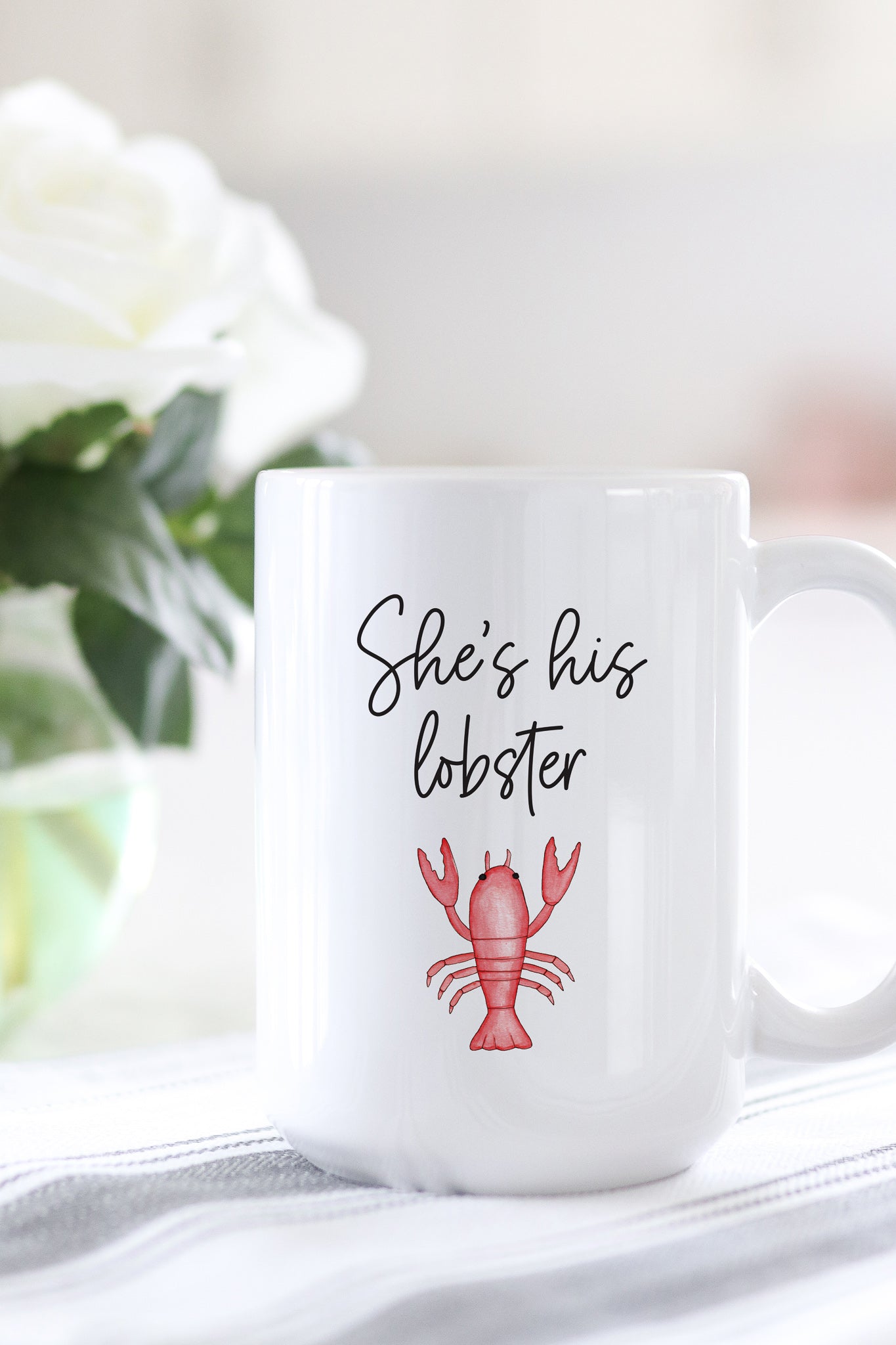 She's his lobster. This is the perfect mug for anyone who loves all things Friends! 