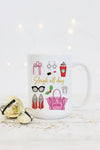 Sleigh All Day Mug - Pink