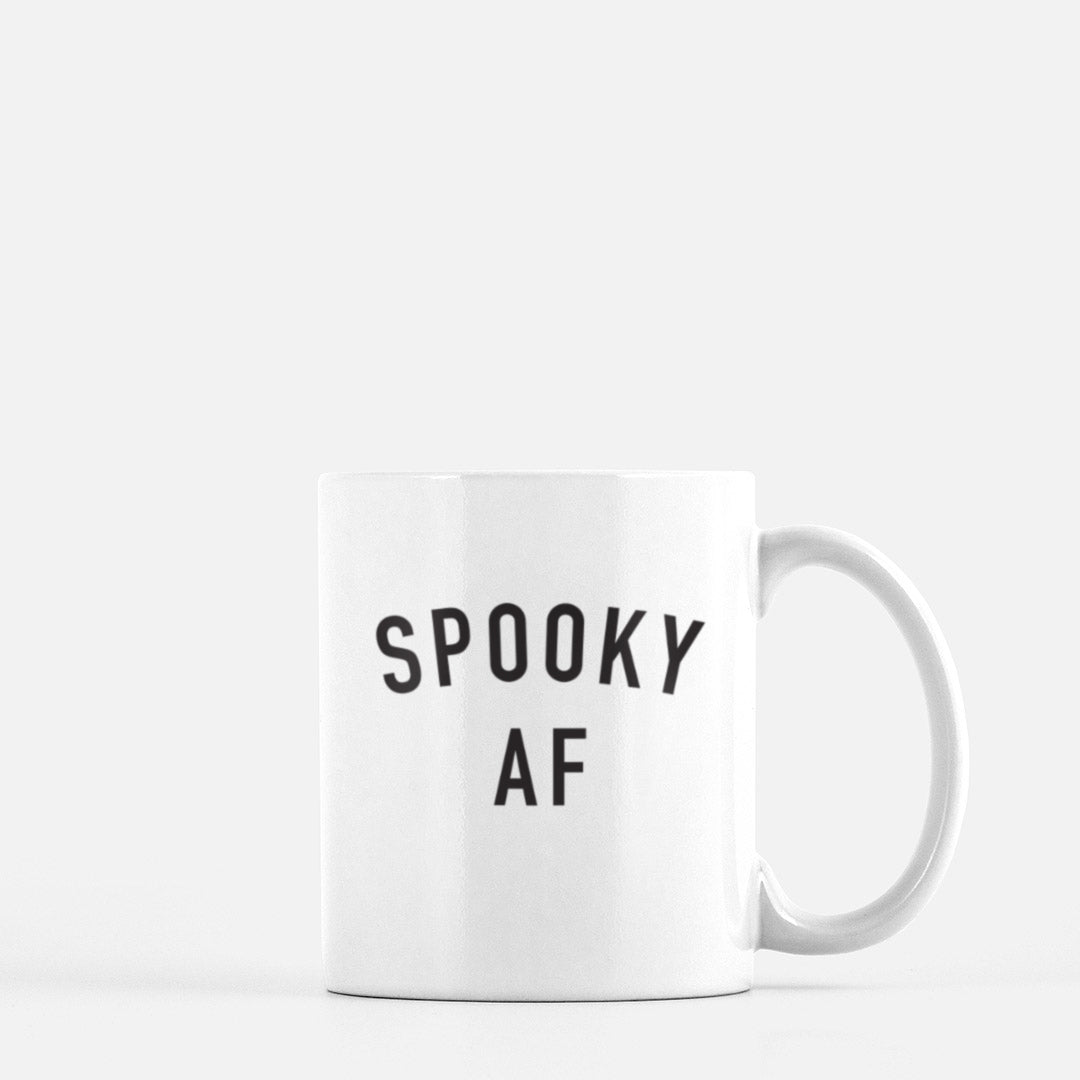 spooky af halloween mug kelly elizabeth designs