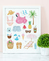 Summer Art Print