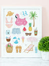 Summer Art Print