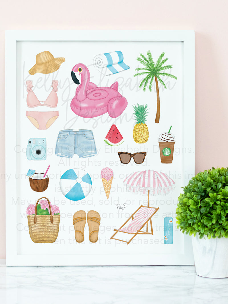 Summer Art Print