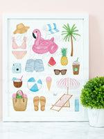 Summer Art Print
