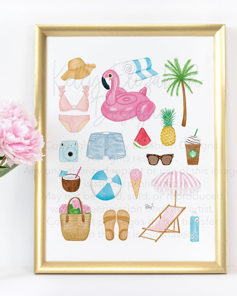 Summer Art Print