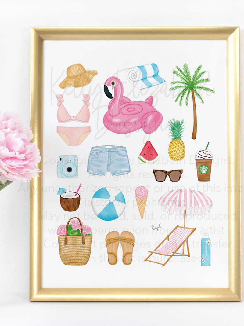 Summer Art Print