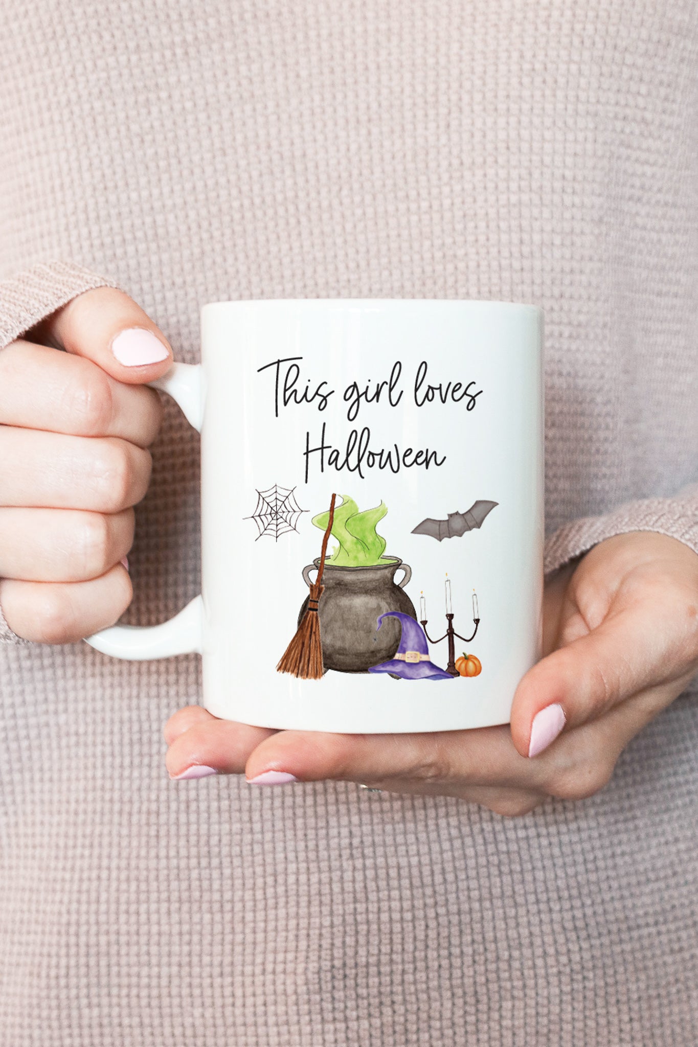 This Girl Loves Halloween Mug
