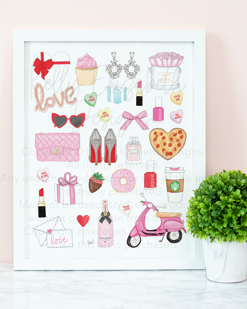Valentine's Day Art Print