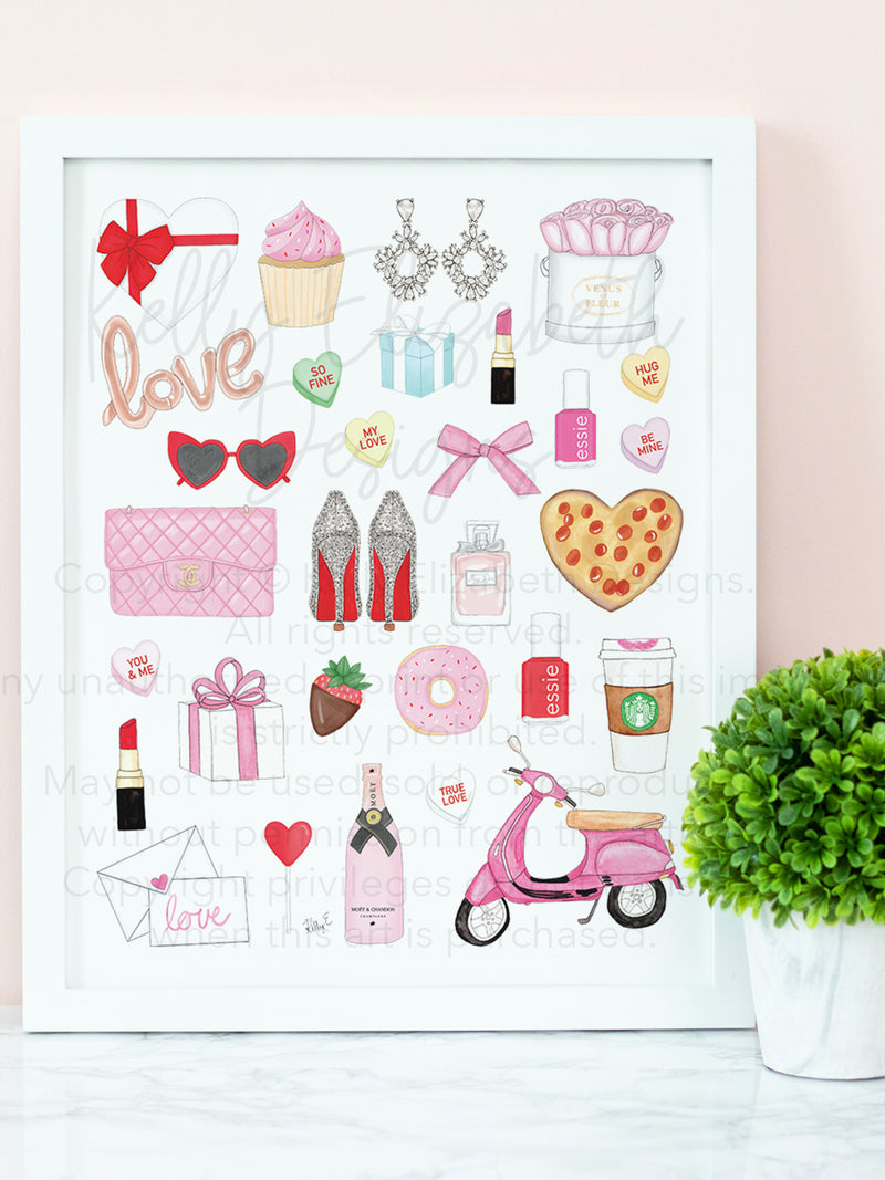 Valentine's Day Art Print