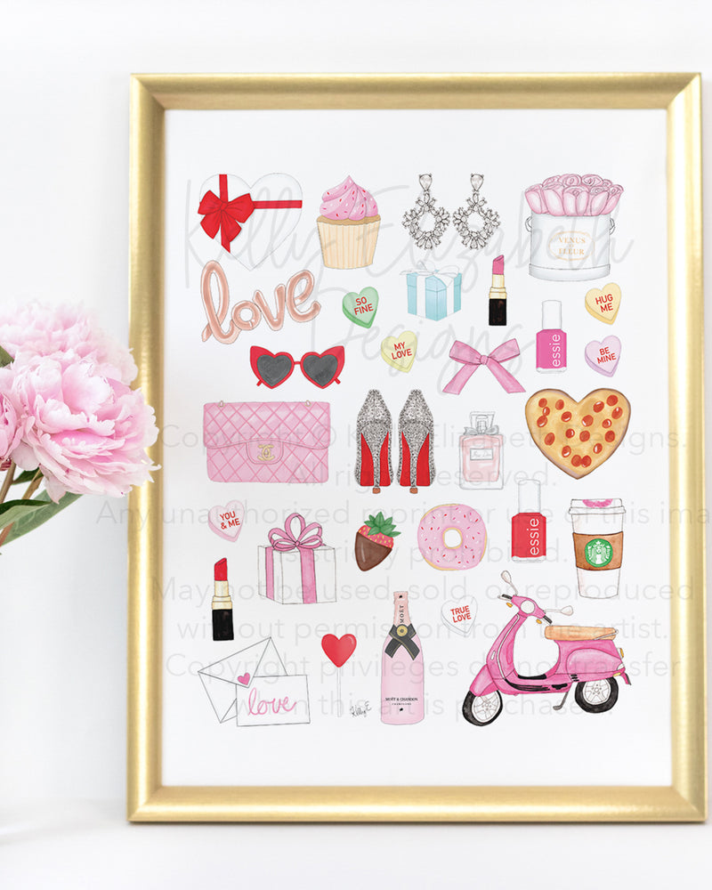 Valentine's Day Art Print